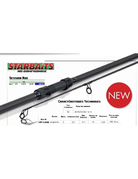 STARBAITS SESSION III CARP ROD