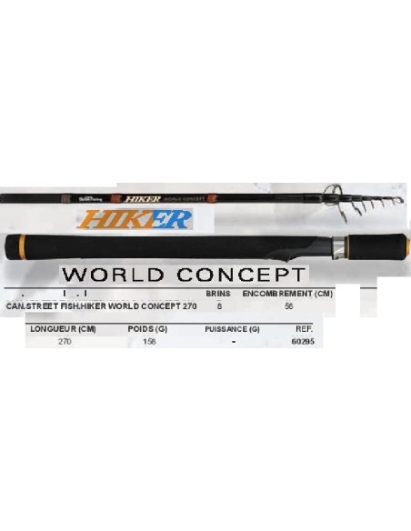 PEZON & MICHEL CANNA STREET FISH. HIKER WORLD CONCEPT 270