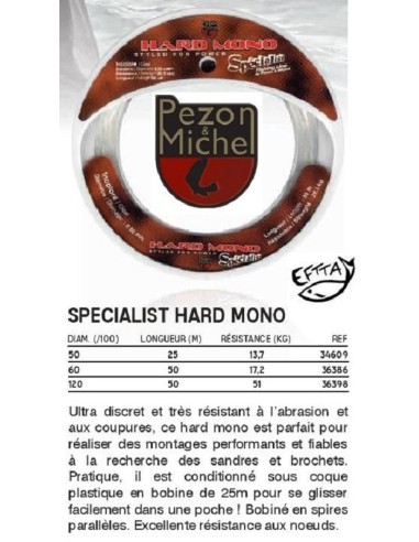 PEZON & MICHEL SPECIALIST HARD MONO (INCOLORO-CLEAR-FLUORO)