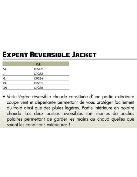 STARBAITS EXPERT REVERSIBLE JACKET