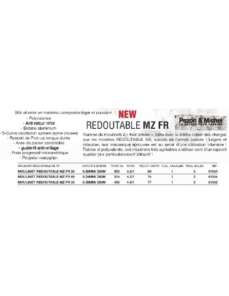 PEZON & MICHEL REDOUTABLE REEL MZ FR 30