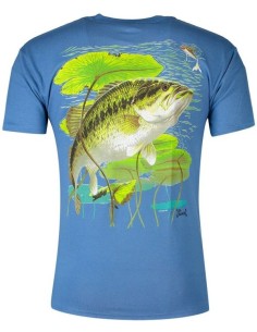 FISCHEN-T-SHIRT AL AGNEW POPPER BASS