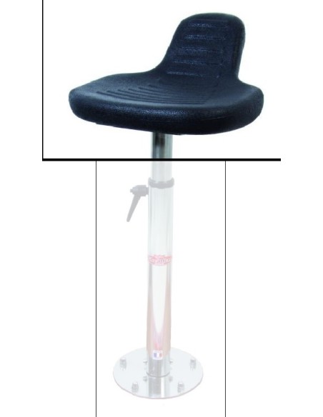 asiento  de estar de pie negro