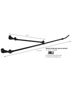 BRAZO  FEEDER 2 PATAS TELESCOPICO 90 X 160 2