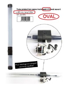 TUBO PROTEÇÃO OVAL ABERTO 2,30 M