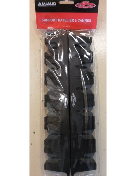SUPPORTO, MENSOLA, 6 CANNAS  (2 unità)