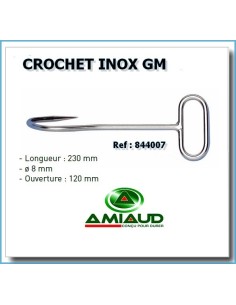 GANCHO DE MANIPULACION INOXIDABLE