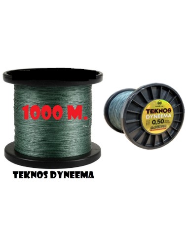  LINHA TRANÇADA TEKNOS DYNEEMA 1000 M.