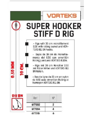 VORTEKS SUPER HOOKER STIFF D RIG