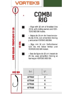 VORTEKS ANZUELO ATADO RIG CARPA