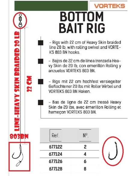 VORTEKS BOTTOM BAIT RID