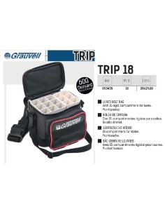 GRAUVELL SAC CEINTURE 15 LEURRES