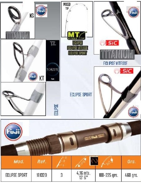 SURFCASTING RUTE VERTIX ECLIPSE 