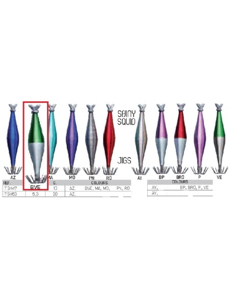 Turlutte EVIA SHINY plombee 