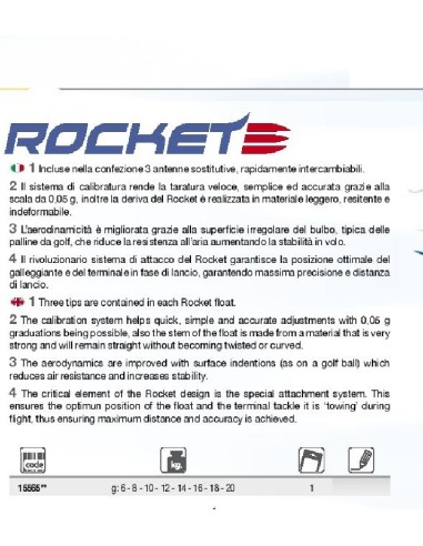 CRALUSSO MATCH FLOAT ROCKET 