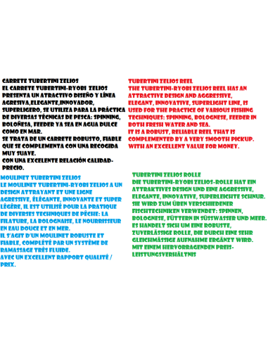TUBERTINI RYOBI REEL ZELIOS