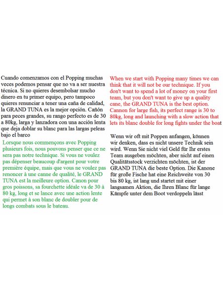 CANNA HART ABSOLUT GRAND TUNA 8' 0'' (2.44M)