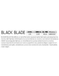 LINHA TRANÇADA  EVIA ASARI  BLACK BLADE 700M. 2