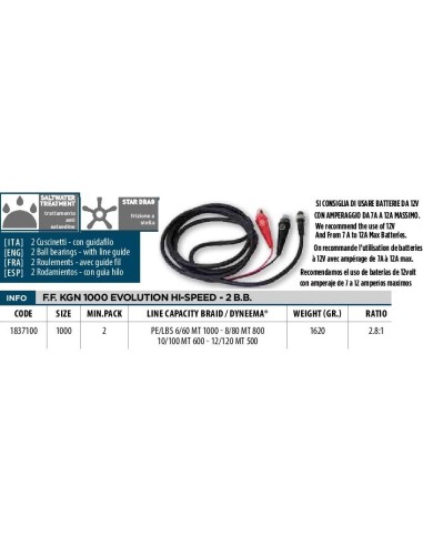 BANAX ELEKTRISCHE ROLLE KAIGEN 1000 EVOLUTION LINEAEFFE