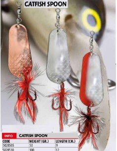 LINEAEFFE GROSSE CUILLÈRE SPINNER  9 CM.  50 GR.