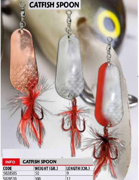 LINEAEFFE CUCHARILLA GIGANTE 9 CM.  50 GR.