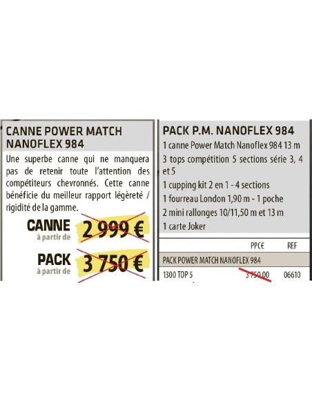 SENSAS POLE ROD POWER MATCH NANOFLEX 984 