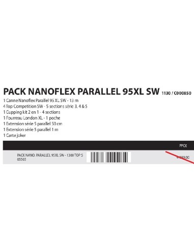SENSAS POLE ROD NANOFLEX PARALLEL 95 XL