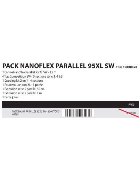SENSAS CANNA ROUBAISIENNE NANOFLEX PARALLEL 95 XL