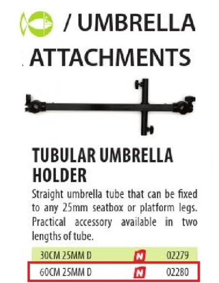 SENSAS TUBULAR UMBRELLA HOLDER 60 CM. ,  D25