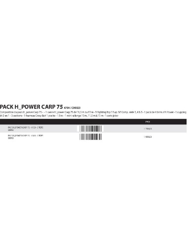 SENSAS POLE ROD H_POWER CARP 75