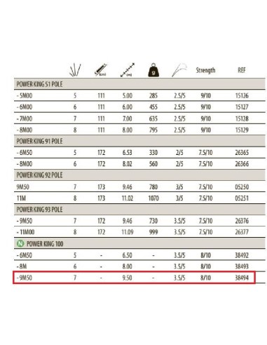 SENSAS ANGELRUTE STECKSYSTEM POWER KING 100