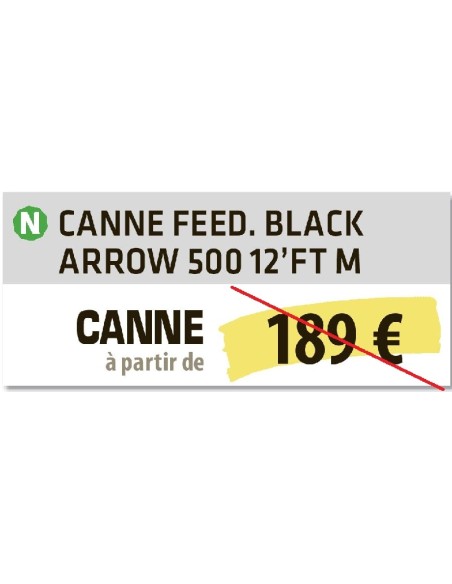SENSAS CANNE FEEDER BLACK ARROW 500