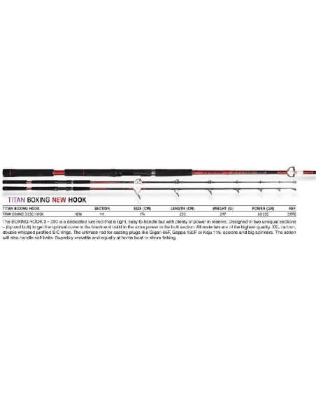 PEZON ET MICHEL ANGELRUTE TITAN BOXING S-230 HOOK