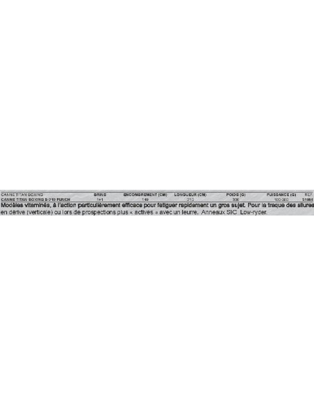 PEZON ET MICHEL TITAN BOXING ROD PUNCH S-210