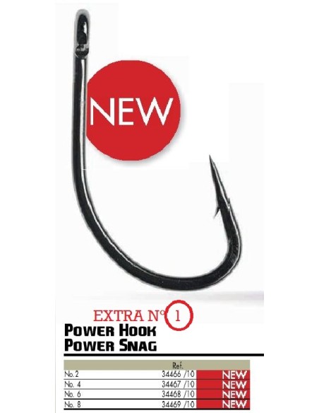 STARBAITS POWER HOOK PTFE COATED AMI RIVESTITO