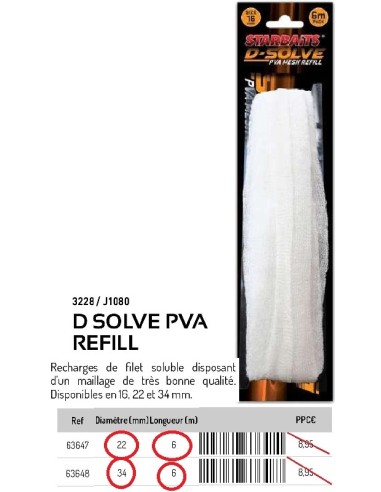STARBAITS D SOLVE RECARGA PVA REFILL