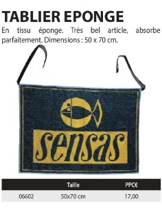 SENSAS TOALHA AVENTAL - TABLIER EPONGE 2