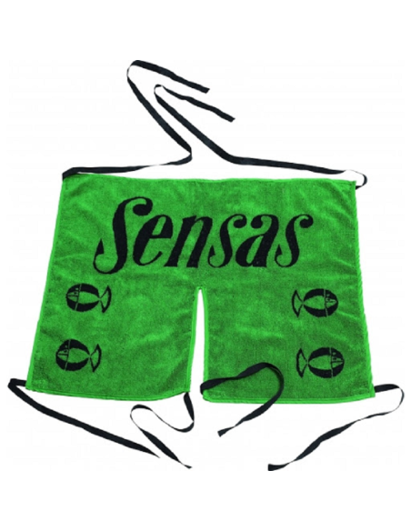 SENSAS DELANTAL TOALLA COWBOY VERDE Y NEGRO