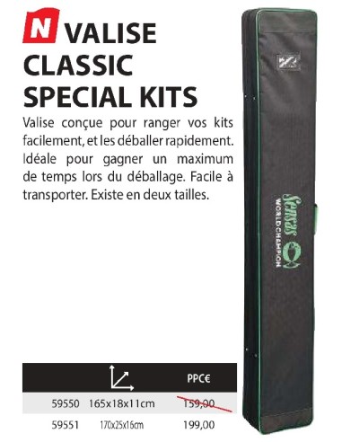 SENSAS KOFFER CLASSIC SPECIAL KITS 165 CM