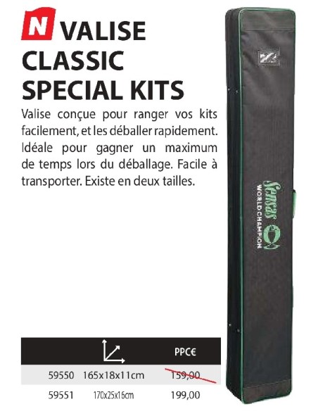 SENSAS KOFFER CLASSIC SPECIAL KITS 165 CM