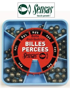 SENSAS CAIXA DE DISPENSACIO DE (PLOMS) BOLES PERFORADES