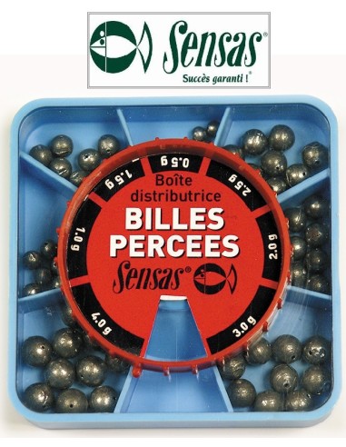 SENSAS CAIXA DE DISPENSACIO DE (PLOMS) BOLES PERFORADES