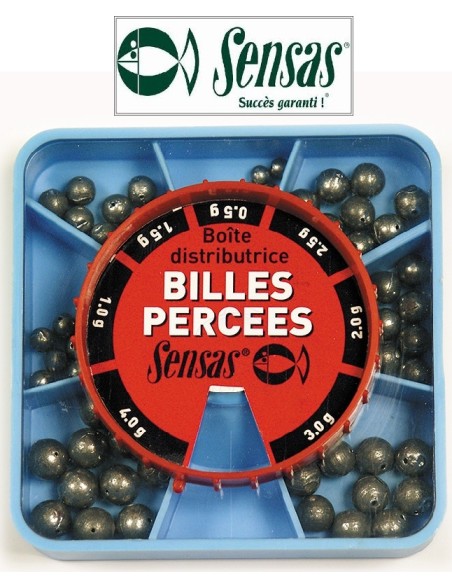 SENSAS DISPENSING BOX OF PIERCED BALLS