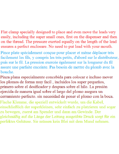 sensas flat lead clamp