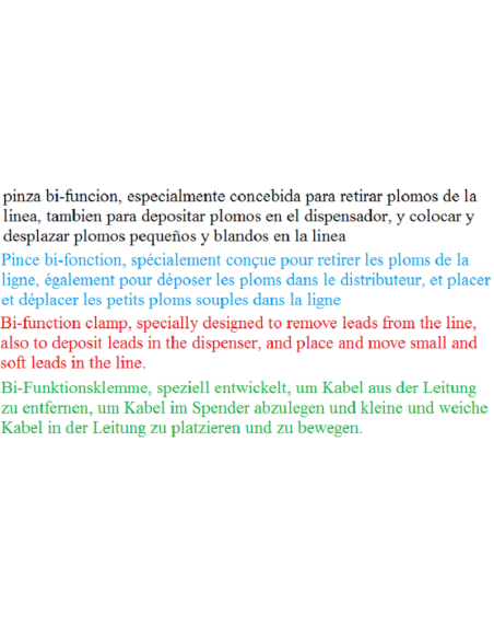 SENSAS PINZA PLOMO BI-FUNCION