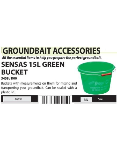 EIMER 15 L. GROUNDBAITS