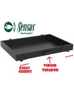 SENSAS CASSETTO, FONDO NERO, PER PANIER 2