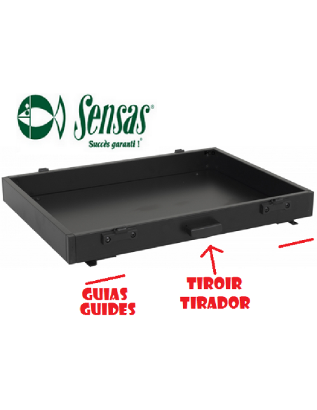 SENSAS CASSETTO, FONDO NERO, PER PANIER