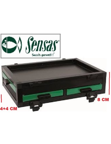 SENSAS LOCKER BLOCK, 2 VORDERE SCHUBLADEN + 1 SEITE