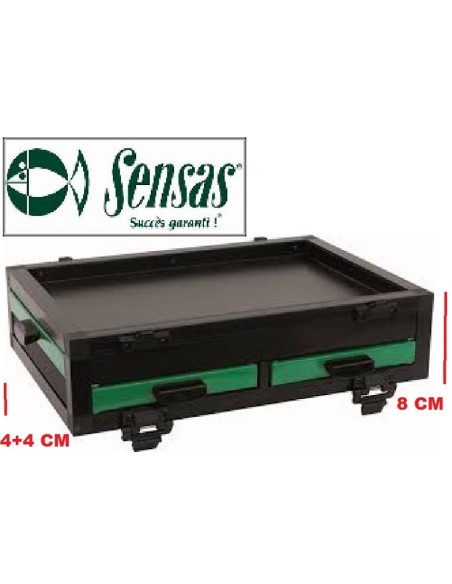 SENSAS LOCKER BLOCK, 2 VORDERE SCHUBLADEN + 1 SEITE